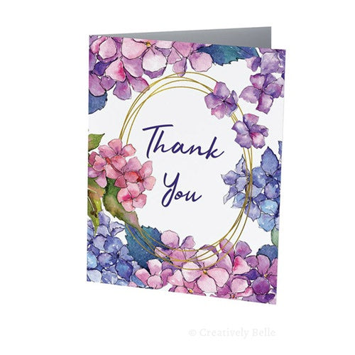 Greeting Card - Hydrangea Thank You