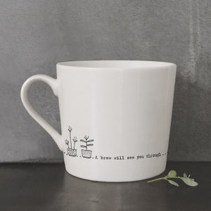 Porcelain Mug A Brew will see