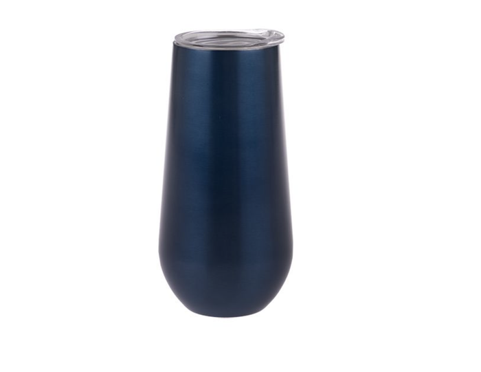 Stainless Steel Double Wall  Champagne Tumbler 180ml Sapphire