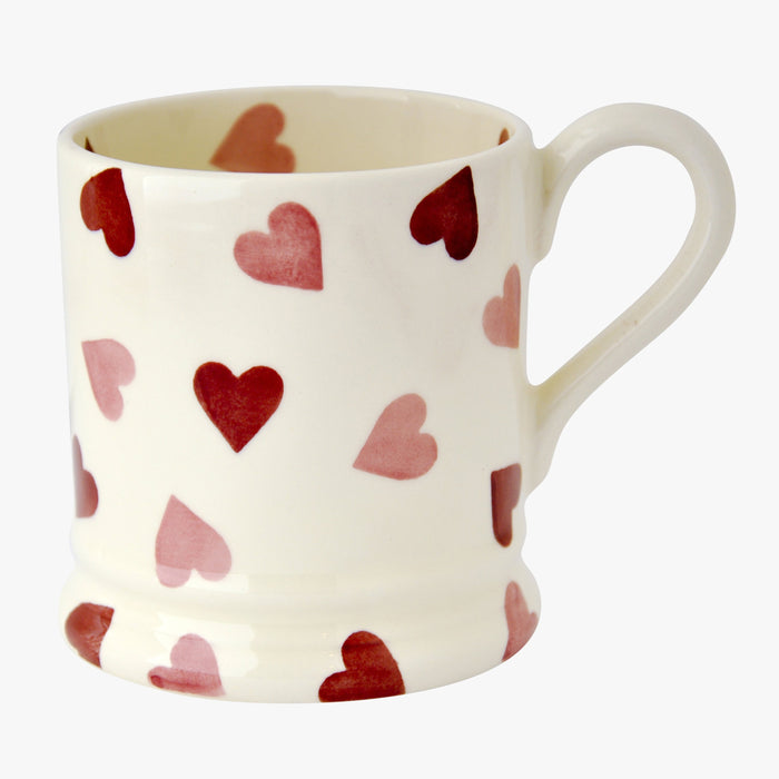 Pink Hearts 1/2 Pint Mug