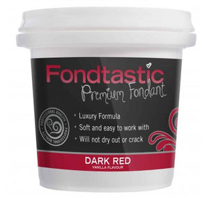 Fondtastic Fondant Dark Red 8oz