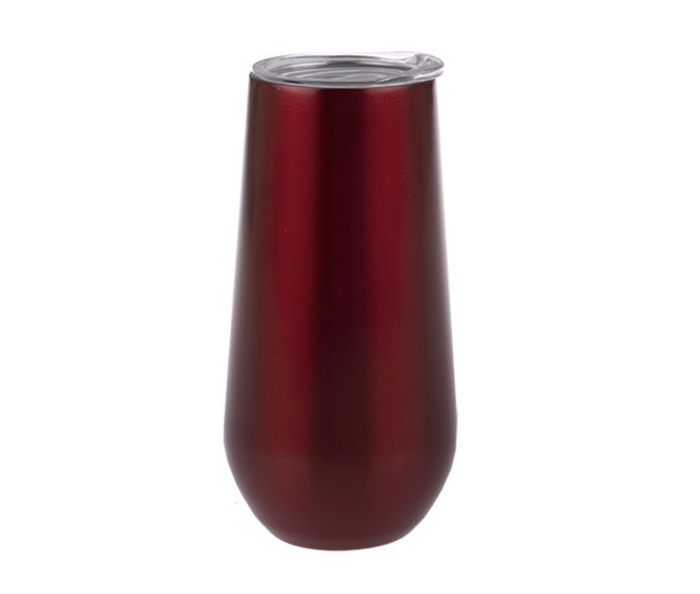 Stainless Steel Double Wall Champagne Tumbler 180ml Ruby
