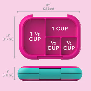 BentGo bento Chill Lunch Box Fuchsia Teal