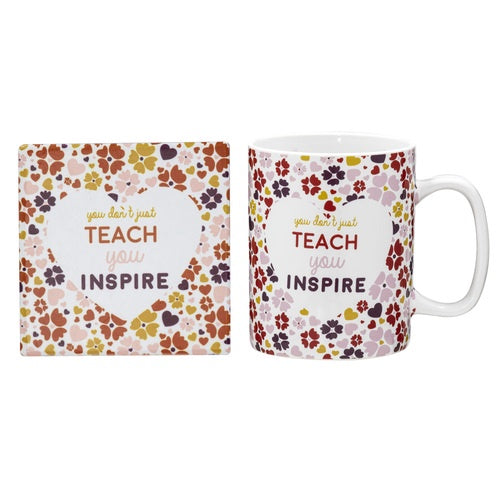 Teacher of the Year Inspire Mug & Coaster