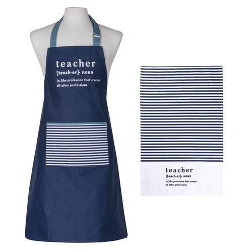 Teacher of the Year Teach Apron & Tea Towel Set