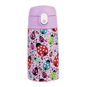 Kid's Drink Bottle with Sipper 400ml Lovely Ladybugs