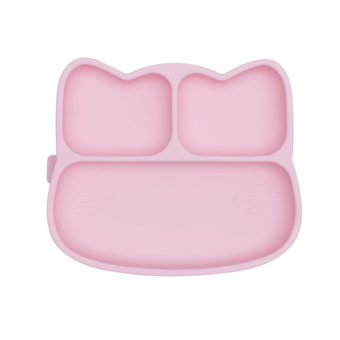 Tiny Stickie Plate Cat  - Powder Pink