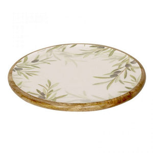 Olive Leaf Round Platter Large