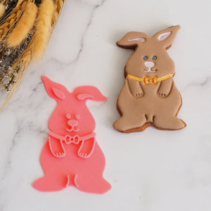 Easter - Bunny Emboss 3D Printed Cookie Stamp