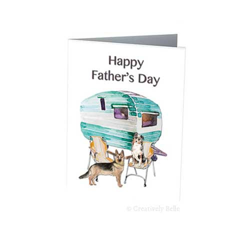 Fathers Day Caravan & Dogs