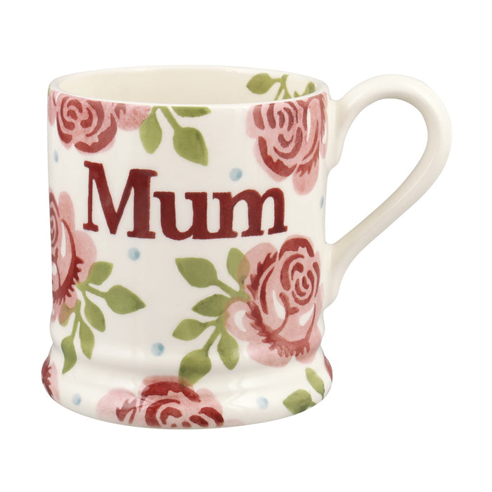 Pink Rose Mum 1/2 Pint Mug