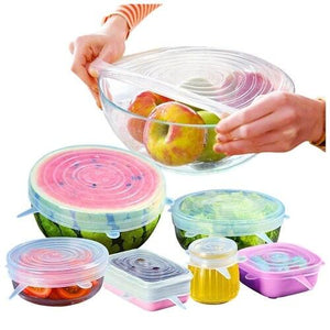 Re-use Fresh Food Silicone Covers S/6