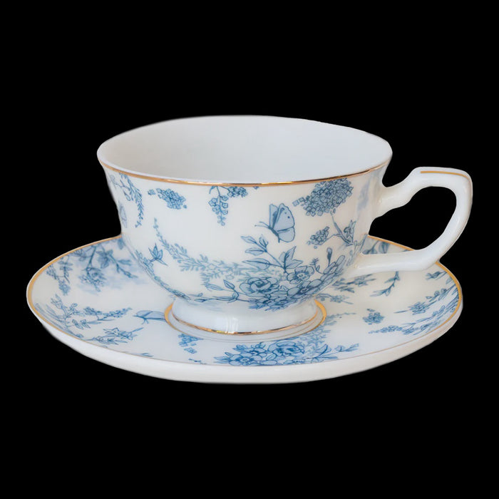 Teacup & Saucer French Toille