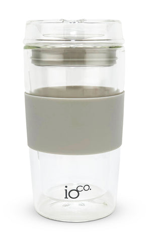 12oz Eco Glass Coffee Travel Cup