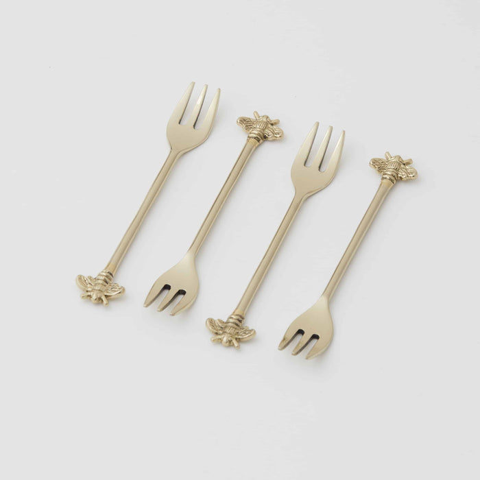 Bee Cocktail Forks Set of 4