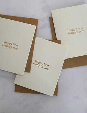 Greeting Card - Happy First Father's Day
