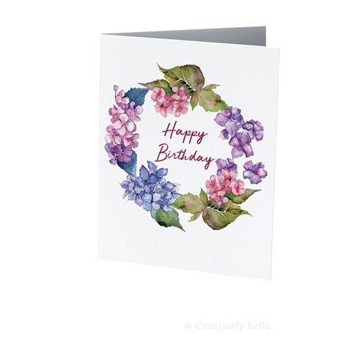Greeting Card - Hydrangea Birthday