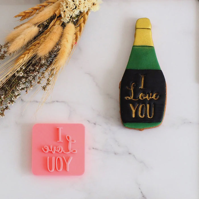 Love - I Love You Emboss 3D Printed Cookie Stamp