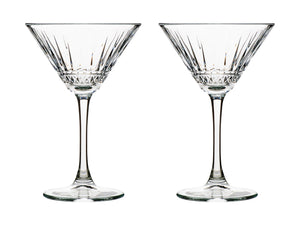 Cocktail & Co Atlas Martini Glass 220ML Set of 2 Gift Boxed