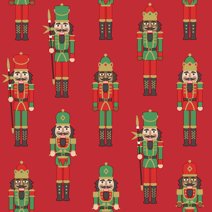 Luncheon Napkins - Nutcracker (Red)