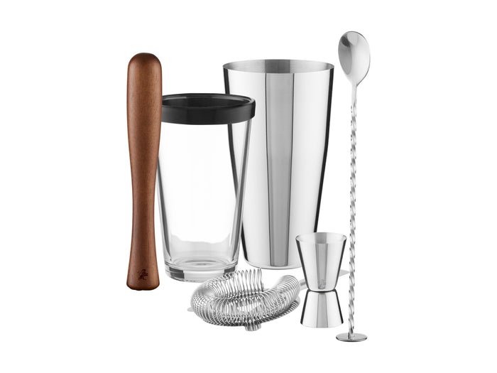 Cocktail & Co Boston Cocktail Shaker Set of 5 Gift Boxed