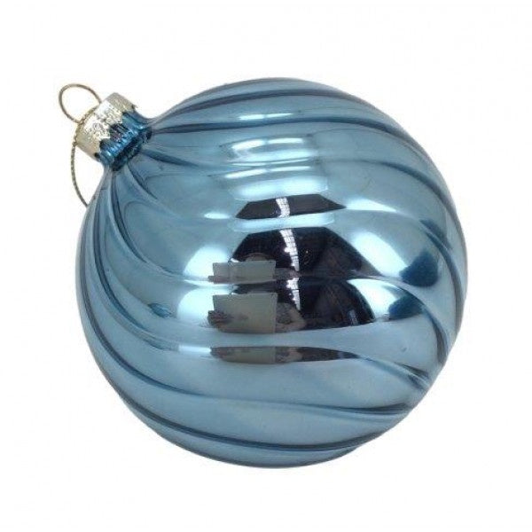 Shiny Blue Ball Hanging