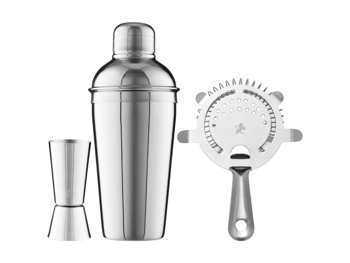 Cocktail & Co Cocktail Set 500ML Set of 3 Stainless Steel Gift Boxed