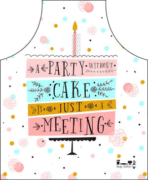 A Party Without Cake Apron