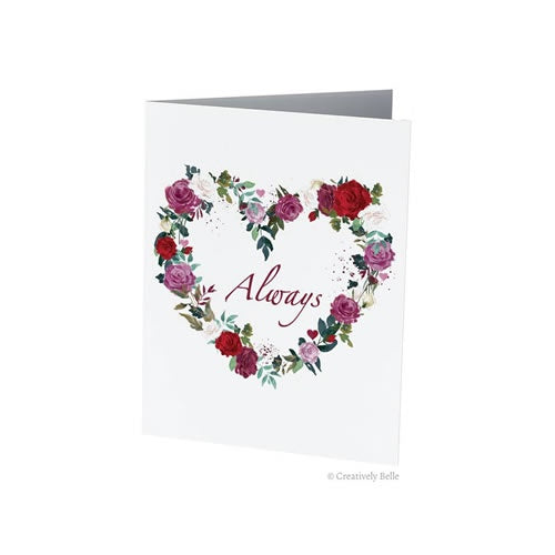 Greeting Card - Always Roses