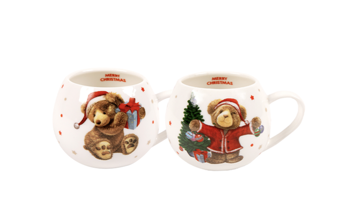 Honey Pot Bear Xmas Mini Hug Mug