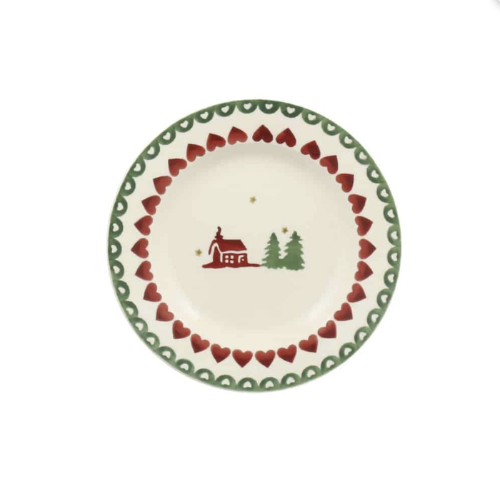 Christmas Cabin 6 1/2″ Plate