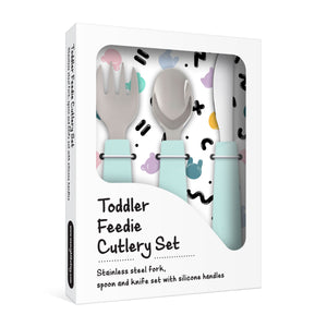 Feedie Toddler Cutlery Set Minty Green