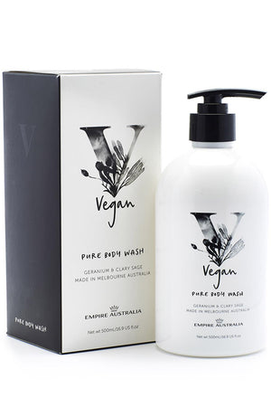 Vegan Geranium & Clary Sage Body Wash 500ml