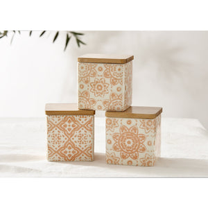 Amore Pink Assorted Canister Assorted Design