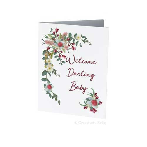 Greeting Card - Native Darling Baby