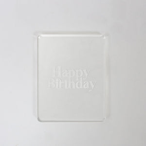 COO KIE Embosser Stamp - Happy Birthday 1