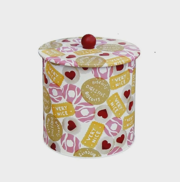 Biscuit Design Tin Biscuit Barrel