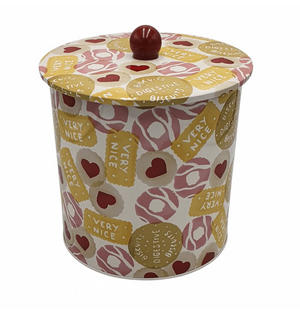 Biscuit Design Tin Biscuit Barrel