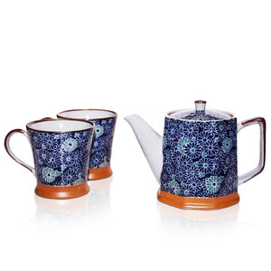 Daisies Teapot + 2 mug set 500ml