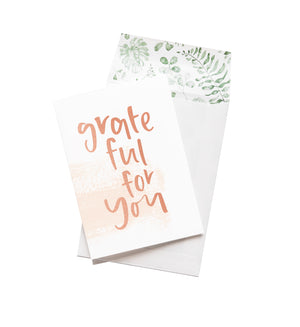 Grateful For You | Greeting Card