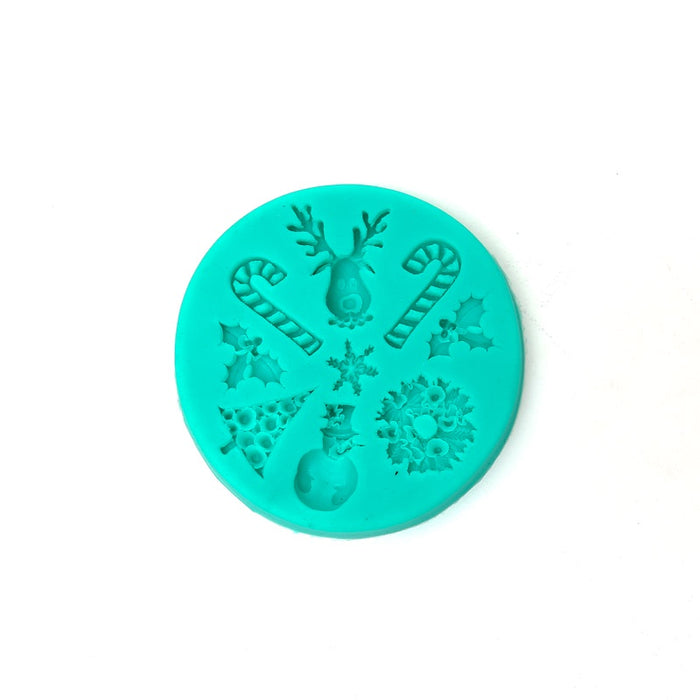 Silicone Mould - Christmas Icons