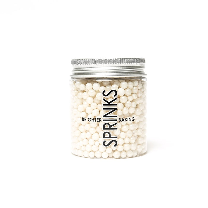 Sprinkles - Pearl White 4mm
