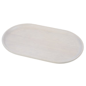 White Wash Rectangular Platter 40x24x2cm
