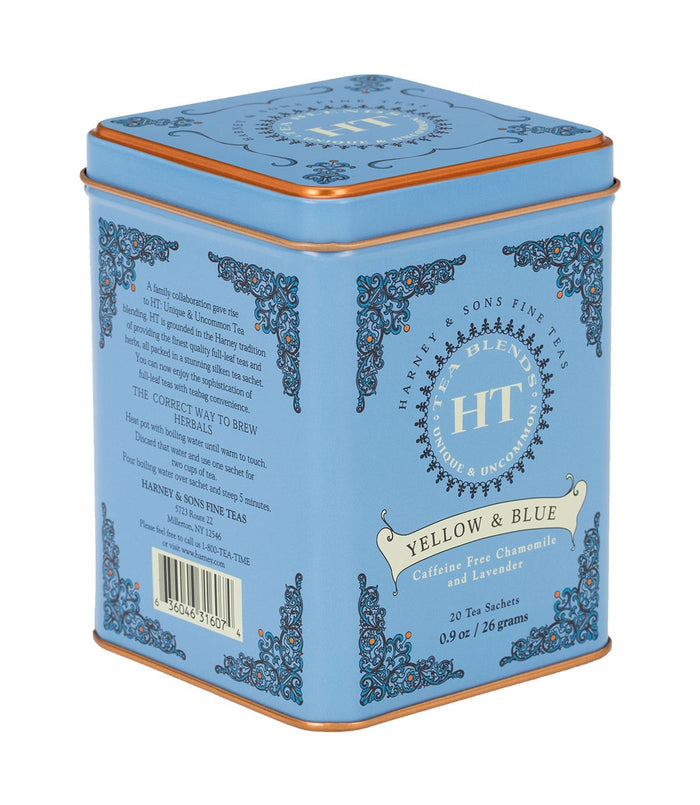 Harney Blend Yellow & Blue Tin