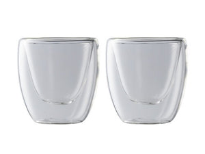 Blend Double Wall Espresso Cup 80ML Set of 2 Gift Boxed