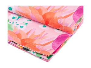 Teas & C's Dahlia Daze Cotton Rectangular Tablecloth 270x150cm Pink