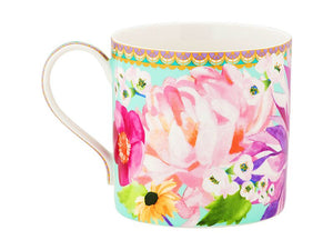 Teas & C's Dahlia Daze Mug 430ML Sky Gift Boxed