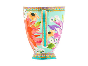Teas & C's Dahlia Daze Footed Mug 300ML Sky Gift Boxed
