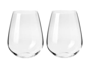 Duet Stemless Wine Glass 500 ML Set of 2 Gift Boxed