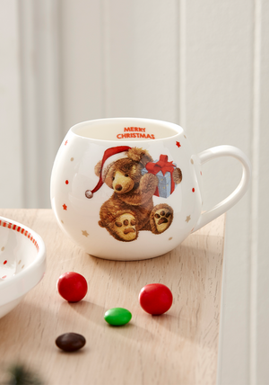 Honey Pot Bear Xmas Mini Hug Mug